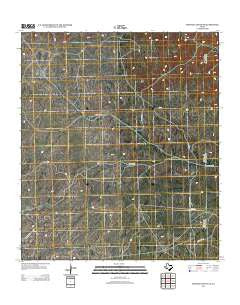 Meyers Canyon NE Texas Historical topographic map, 1:24000 scale, 7.5 X 7.5 Minute, Year 2012