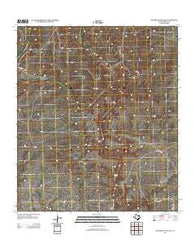 Meyers Canyon NW Texas Historical topographic map, 1:24000 scale, 7.5 X 7.5 Minute, Year 2012