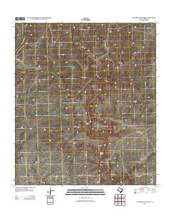 Meyers Canyon NW Texas Historical topographic map, 1:24000 scale, 7.5 X 7.5 Minute, Year 2012