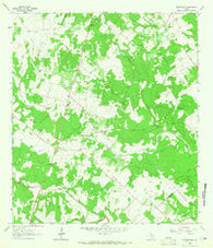 Meyersville Texas Historical topographic map, 1:24000 scale, 7.5 X 7.5 Minute, Year 1963