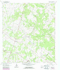 Meyersville Texas Historical topographic map, 1:24000 scale, 7.5 X 7.5 Minute, Year 1963