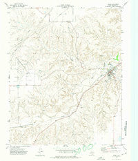 Miami Texas Historical topographic map, 1:24000 scale, 7.5 X 7.5 Minute, Year 1972