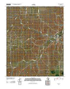Miami Texas Historical topographic map, 1:24000 scale, 7.5 X 7.5 Minute, Year 2010