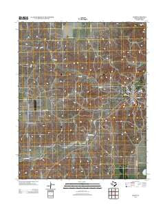 Miami Texas Historical topographic map, 1:24000 scale, 7.5 X 7.5 Minute, Year 2012
