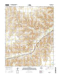 Miami Texas Current topographic map, 1:24000 scale, 7.5 X 7.5 Minute, Year 2016