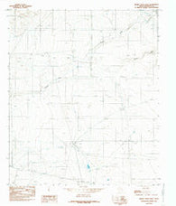 Mickey Draw West Texas Historical topographic map, 1:24000 scale, 7.5 X 7.5 Minute, Year 1984
