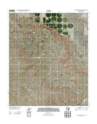 Mickey Draw East Texas Historical topographic map, 1:24000 scale, 7.5 X 7.5 Minute, Year 2012