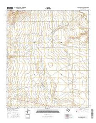 Mickey Draw West Texas Current topographic map, 1:24000 scale, 7.5 X 7.5 Minute, Year 2016