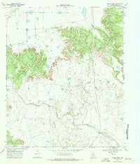 Middle Creek Texas Historical topographic map, 1:24000 scale, 7.5 X 7.5 Minute, Year 1969