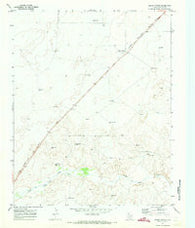 Middle Water Texas Historical topographic map, 1:24000 scale, 7.5 X 7.5 Minute, Year 1971