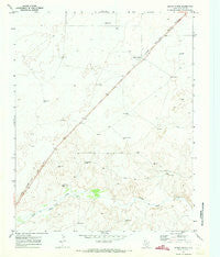 Middle Water Texas Historical topographic map, 1:24000 scale, 7.5 X 7.5 Minute, Year 1971