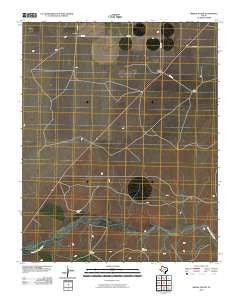 Middle Water Texas Historical topographic map, 1:24000 scale, 7.5 X 7.5 Minute, Year 2010