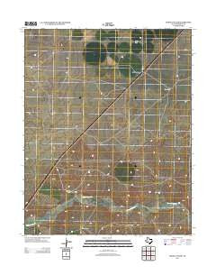 Middle Water Texas Historical topographic map, 1:24000 scale, 7.5 X 7.5 Minute, Year 2012