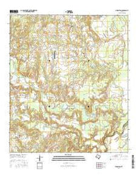 Middleton Texas Current topographic map, 1:24000 scale, 7.5 X 7.5 Minute, Year 2016