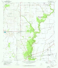 Midfield Texas Historical topographic map, 1:24000 scale, 7.5 X 7.5 Minute, Year 1952