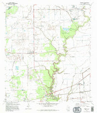 Midfield Texas Historical topographic map, 1:24000 scale, 7.5 X 7.5 Minute, Year 1995