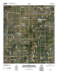 Midfield Texas Historical topographic map, 1:24000 scale, 7.5 X 7.5 Minute, Year 2010