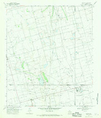 Midkiff Texas Historical topographic map, 1:24000 scale, 7.5 X 7.5 Minute, Year 1967