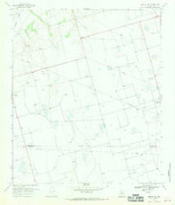 Midkiff NW Texas Historical topographic map, 1:24000 scale, 7.5 X 7.5 Minute, Year 1968