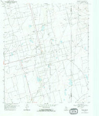 Midkiff SE Texas Historical topographic map, 1:24000 scale, 7.5 X 7.5 Minute, Year 1968