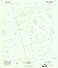 Midkiff SW Texas Historical topographic map, 1:24000 scale, 7.5 X 7.5 Minute, Year 1968