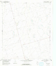 Midkiff SW Texas Historical topographic map, 1:24000 scale, 7.5 X 7.5 Minute, Year 1968