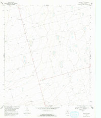 Midkiff SW Texas Historical topographic map, 1:24000 scale, 7.5 X 7.5 Minute, Year 1968