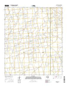 Midkiff SE Texas Current topographic map, 1:24000 scale, 7.5 X 7.5 Minute, Year 2016