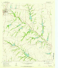 Midlothian Texas Historical topographic map, 1:24000 scale, 7.5 X 7.5 Minute, Year 1961
