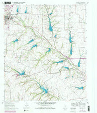 Midlothian Texas Historical topographic map, 1:24000 scale, 7.5 X 7.5 Minute, Year 1961