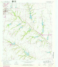 Midlothian Texas Historical topographic map, 1:24000 scale, 7.5 X 7.5 Minute, Year 1961
