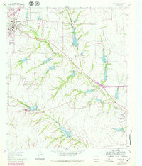 Midlothian Texas Historical topographic map, 1:24000 scale, 7.5 X 7.5 Minute, Year 1961