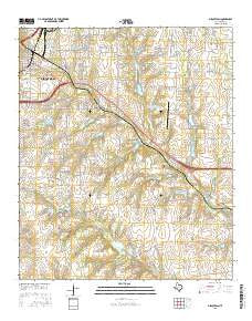 Midlothian Texas Current topographic map, 1:24000 scale, 7.5 X 7.5 Minute, Year 2016