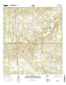 Midway Texas Current topographic map, 1:24000 scale, 7.5 X 7.5 Minute, Year 2016