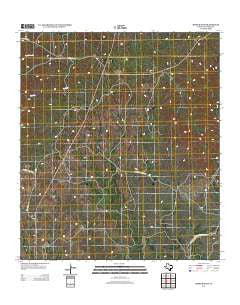 Miers Ranch Texas Historical topographic map, 1:24000 scale, 7.5 X 7.5 Minute, Year 2012