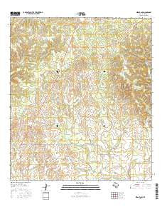 Miers Ranch Texas Current topographic map, 1:24000 scale, 7.5 X 7.5 Minute, Year 2016