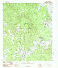 Milam Texas Historical topographic map, 1:24000 scale, 7.5 X 7.5 Minute, Year 1984