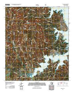 Milam Texas Historical topographic map, 1:24000 scale, 7.5 X 7.5 Minute, Year 2010