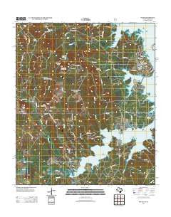 Milam Texas Historical topographic map, 1:24000 scale, 7.5 X 7.5 Minute, Year 2012
