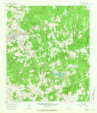 Milano Texas Historical topographic map, 1:24000 scale, 7.5 X 7.5 Minute, Year 1962