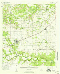 Miles Texas Historical topographic map, 1:62500 scale, 15 X 15 Minute, Year 1957