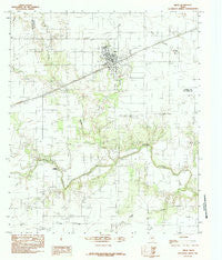 Miles Texas Historical topographic map, 1:24000 scale, 7.5 X 7.5 Minute, Year 1984
