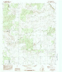 Miles NW Texas Historical topographic map, 1:24000 scale, 7.5 X 7.5 Minute, Year 1984