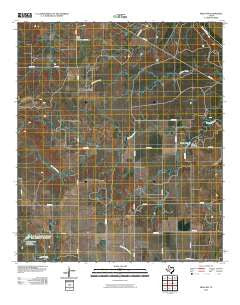 Miles NW Texas Historical topographic map, 1:24000 scale, 7.5 X 7.5 Minute, Year 2010