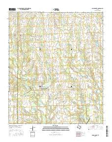 Miller Grove Texas Current topographic map, 1:24000 scale, 7.5 X 7.5 Minute, Year 2016