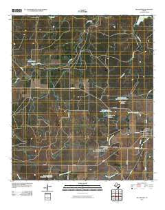 Millersview Texas Historical topographic map, 1:24000 scale, 7.5 X 7.5 Minute, Year 2010