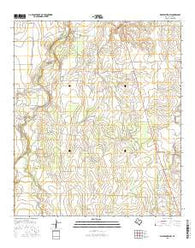 Millersview NW Texas Current topographic map, 1:24000 scale, 7.5 X 7.5 Minute, Year 2016