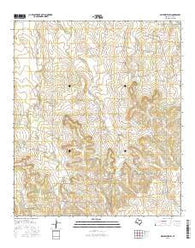 Millersview SW Texas Current topographic map, 1:24000 scale, 7.5 X 7.5 Minute, Year 2016