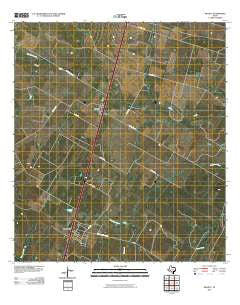 Millett Texas Historical topographic map, 1:24000 scale, 7.5 X 7.5 Minute, Year 2010