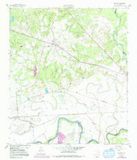 Millican Texas Historical topographic map, 1:24000 scale, 7.5 X 7.5 Minute, Year 1959